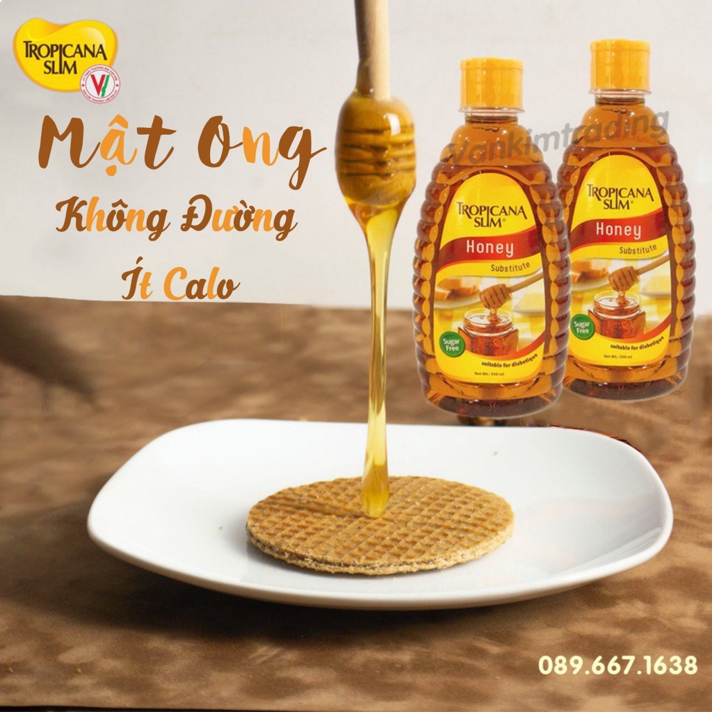 Mật ong ăn kiêng không đường Tropicana Slim Honey 350ml - Sản phẩm phù hợp với ăn kiêng. người đái tháo đường