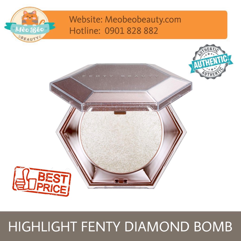 Phấn Nhũ Bắt Sáng Highlight Fenty Beauty Diamond Bomb All-over Diamond Veil