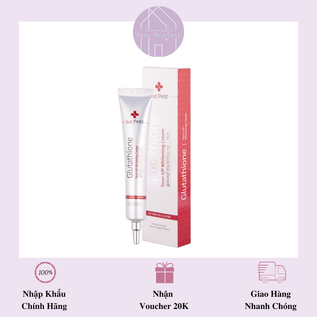 Siêu Phẩm Dưỡng Trắng Da Bật Tone Kem SUR PETIT - Hàn Quốc