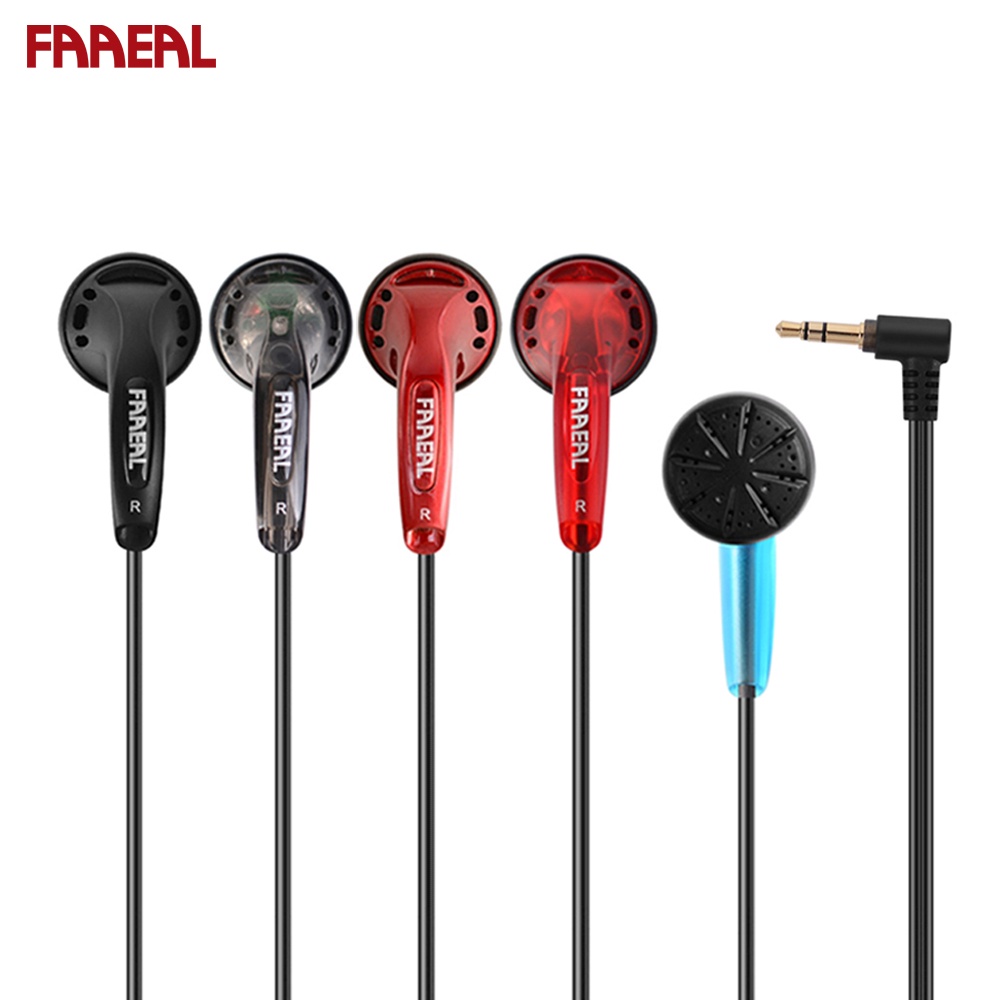 FAAEAL 4Pcs Iris Ancestor In-ear Headset 3.5mm Wired Earphones Balanced Sound Earbuds