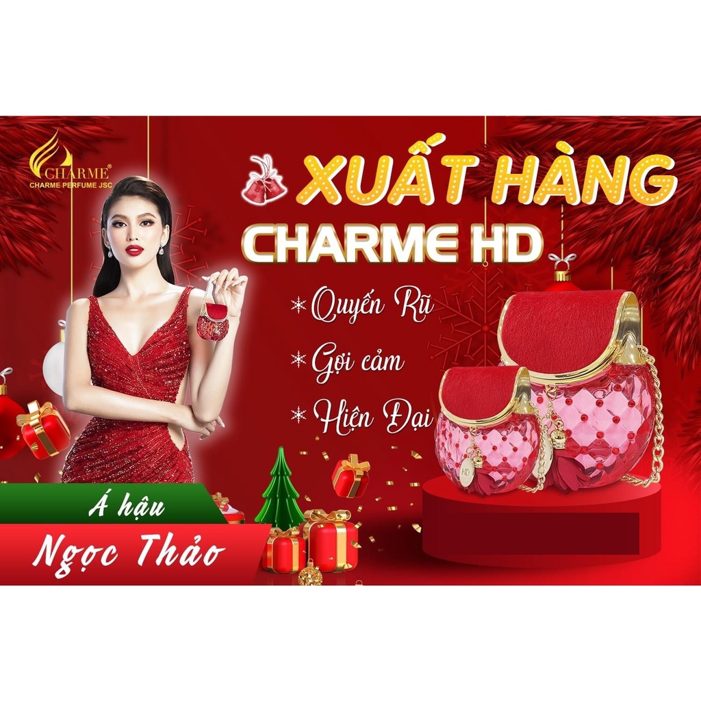 Nước hoa Charme HD đỏ 65ml