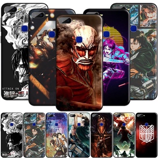 Ốp Điện Thoại Silicon Dẻo Họa Tiết Hoạt Hình Attack On Titan Cho VIVO Y53S Y52S Y31S Y21 Y33S Y21S Y11S Y12S