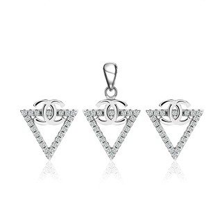 Bộ trang sức bạc Pediment Chanel
