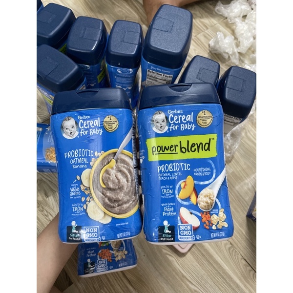 Bột Ăn Dặm GerBer DHA Probiotic