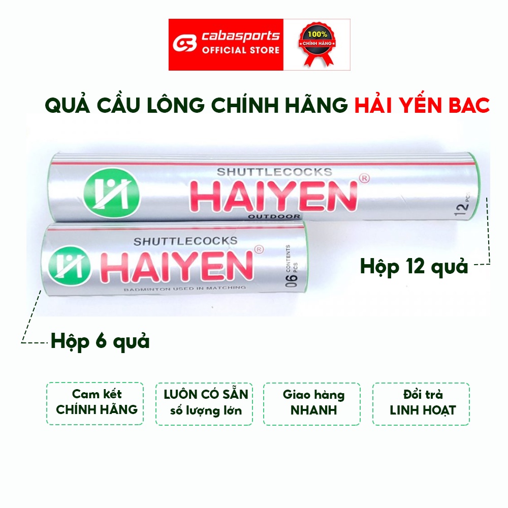 Quả cầu lông Hải Yến bạc, Hải Âu, quả cầu lông nhựa Fuwin giá rẻ trái cầu lông chính hãng
