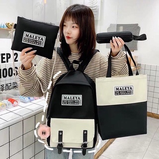 Balo 4 món thời trang sinh viên học sinh - MALEYA