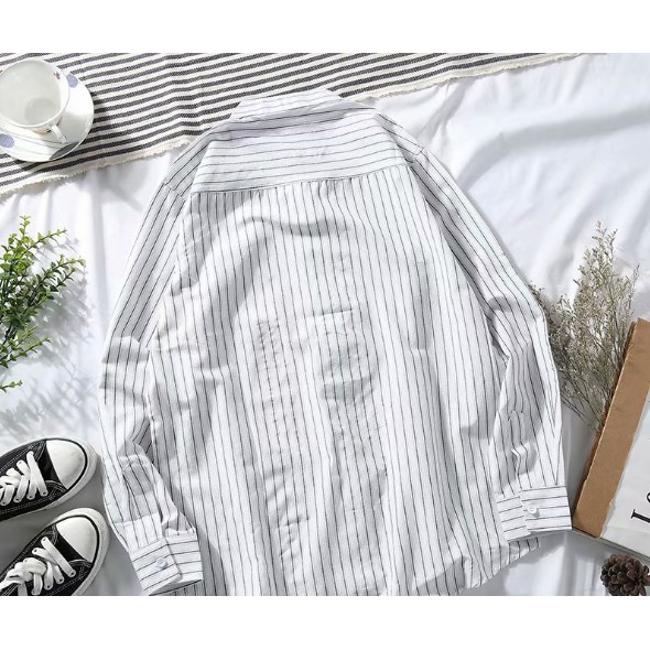 Áo Sơ Mi Cổ Tàu caro unisex nam nữ , Áo Cổ Tàu Thời Trang Trẻ Trung Năng Đông Phong Cách Hàn Quốc