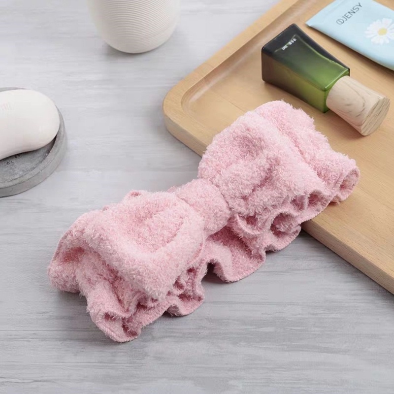 Băng Đô Rửa Mặt Thắt Nơ Kiểu Hàn Quốc Đơn Giản