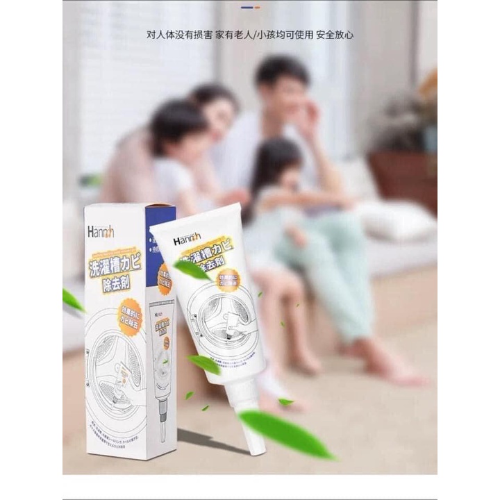 DUNG DỊCH TẨY MỐC, TẨY VẾT Ố CAO SU, CHỈ GẠCH SÀN NHÀ HANNAH, tẩy nấm mốc máy giặt nhật bản