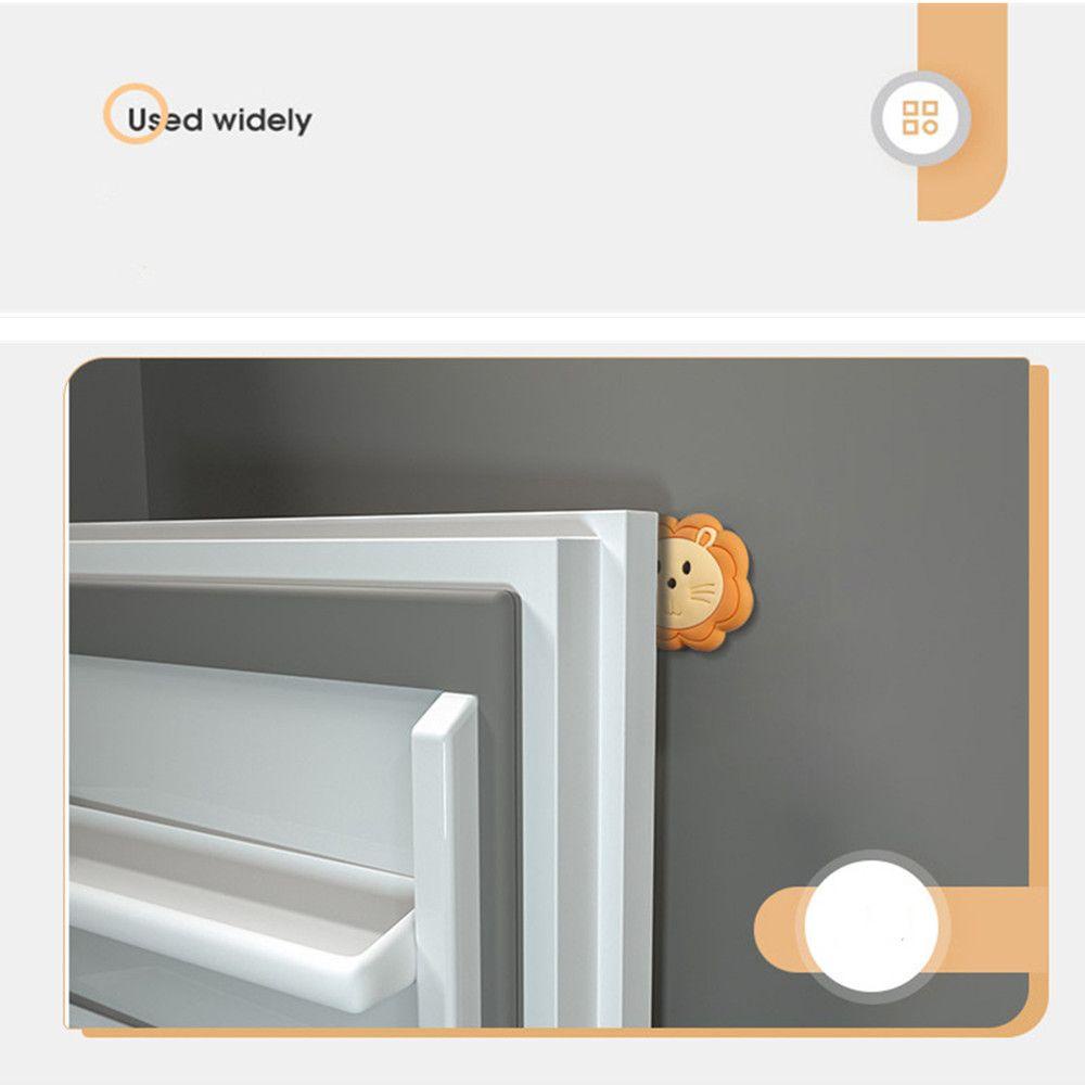1 Miếng Chặn Cửa Bằng Silicon Họa Tiết Hoạt Hình Dễ Thương Tiện Dụng