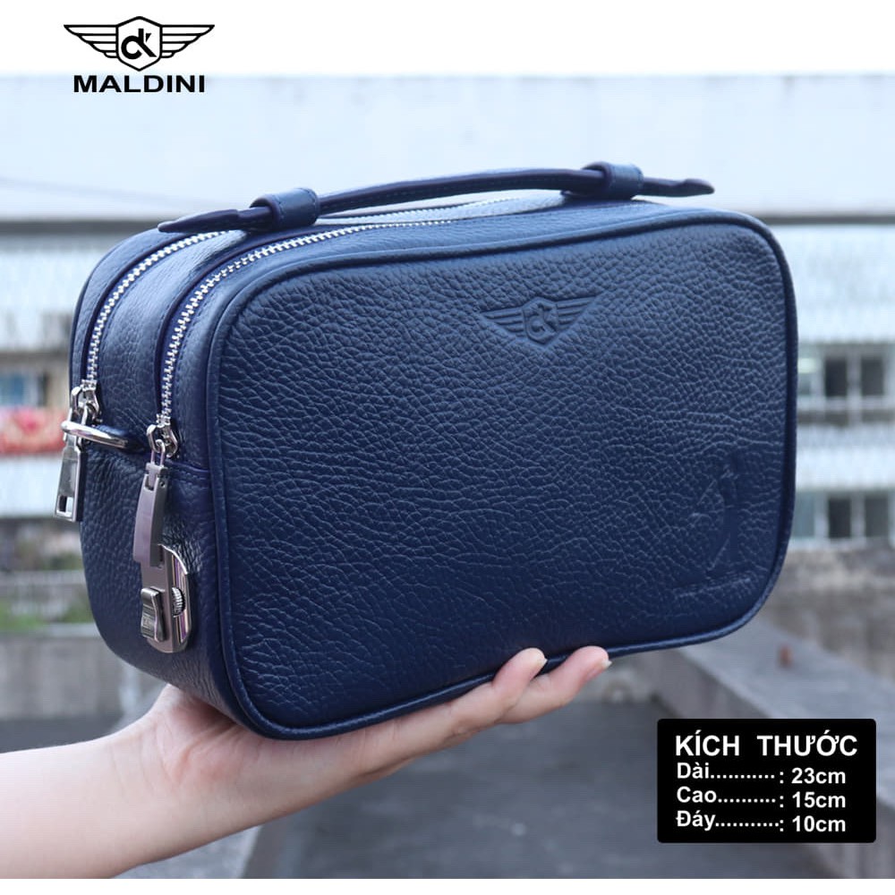 Túi cầm tay da bò thật 100%