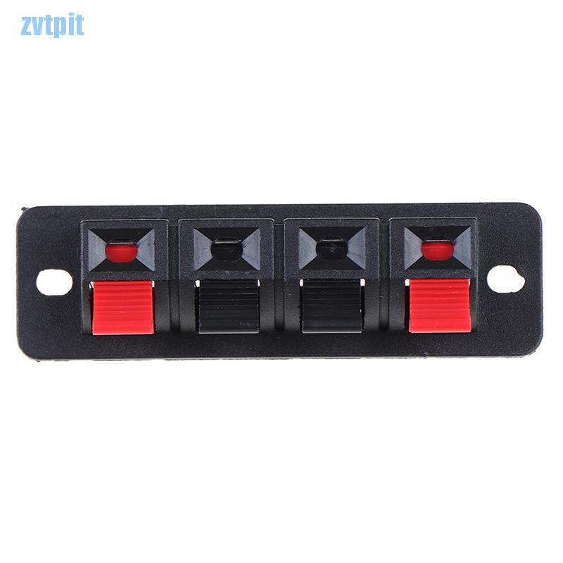 Set 2 Đầu Nối Dây Điện 4 Vị Trí Cho Loa Âm Thanh
