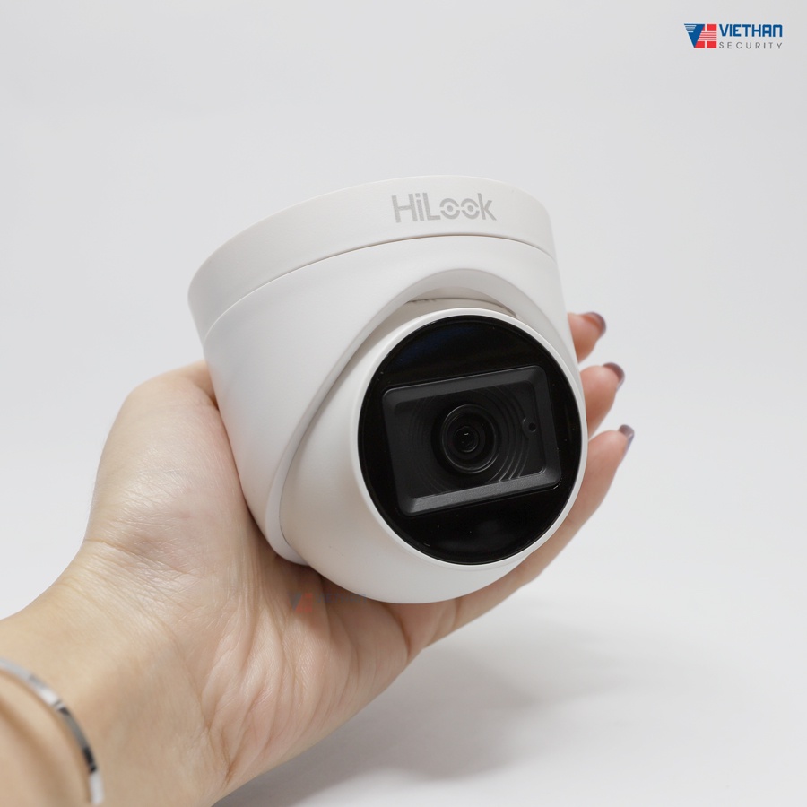 Camera Dome HD-TVI hồng ngoại 2.0 Megapixel HILOOK THC-T120-PS - Tích hợp míc - Hàng chính hãng