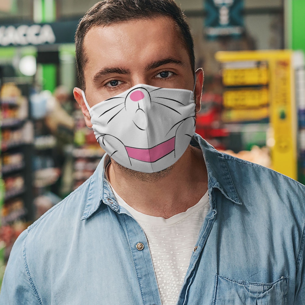 Khẩu trang thú cưng cho bé cute dễ thương trẻ em vui nhộn Hình Vẽ DRAWN CARTWELL dễ thở vải cotton 100% phòng ô nhiễm dà