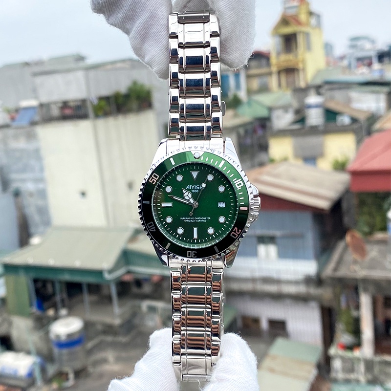 Đồng hồ nam chính hãng đẹp thời trang cao cấp giá rẻ dây thép chống nước ROZIDA DH04 | BigBuy360 - bigbuy360.vn