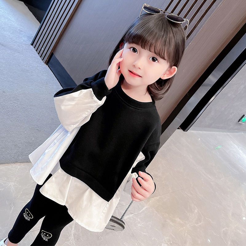 Bộ Đồ Thời Trang Mùa Thu 2022 Phong Cách Hàn Quốc Mới Cho Bé Gái