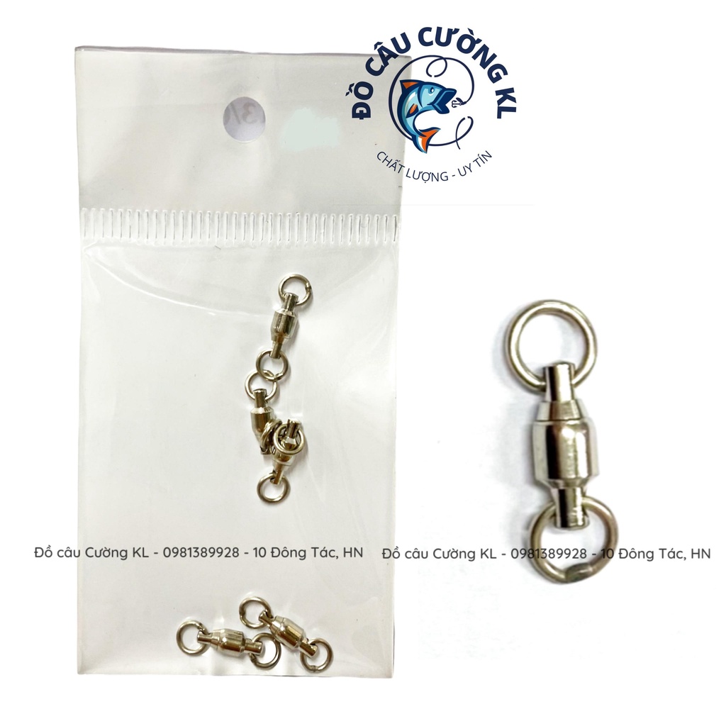 Khoá số 8 có vòng bi ( Vỉ 5 chiếc)