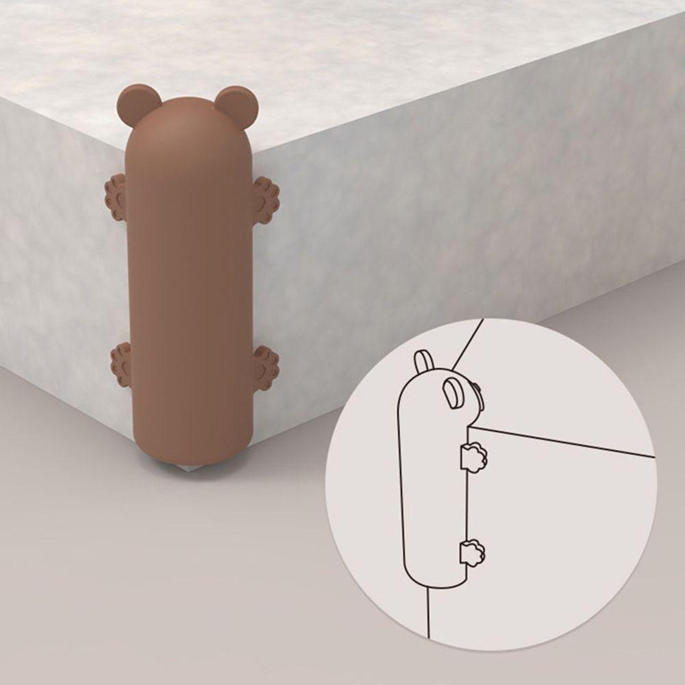 Set 4 Vỏ Bọc Góc Cạnh Bàn Mềm Mại Chống Va Chạm Bảo Vệ An Toàn Cho Bé