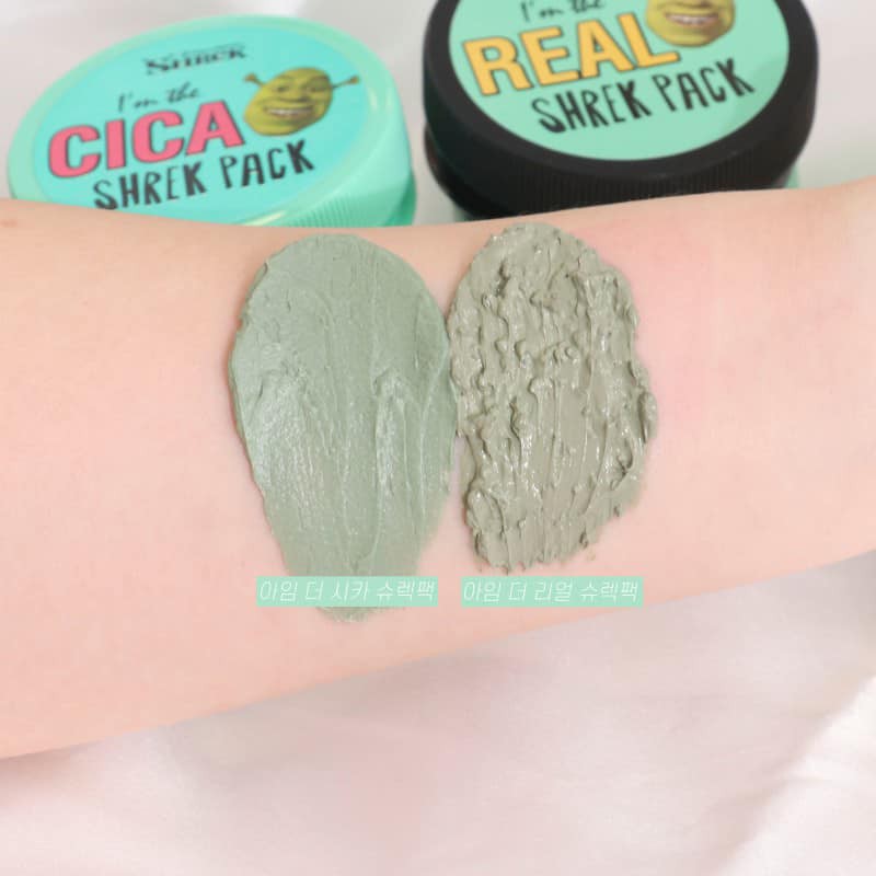 Mặt nạ đất sét I'm THE SHREK / THE CICA Shrek Pack của Olive Young