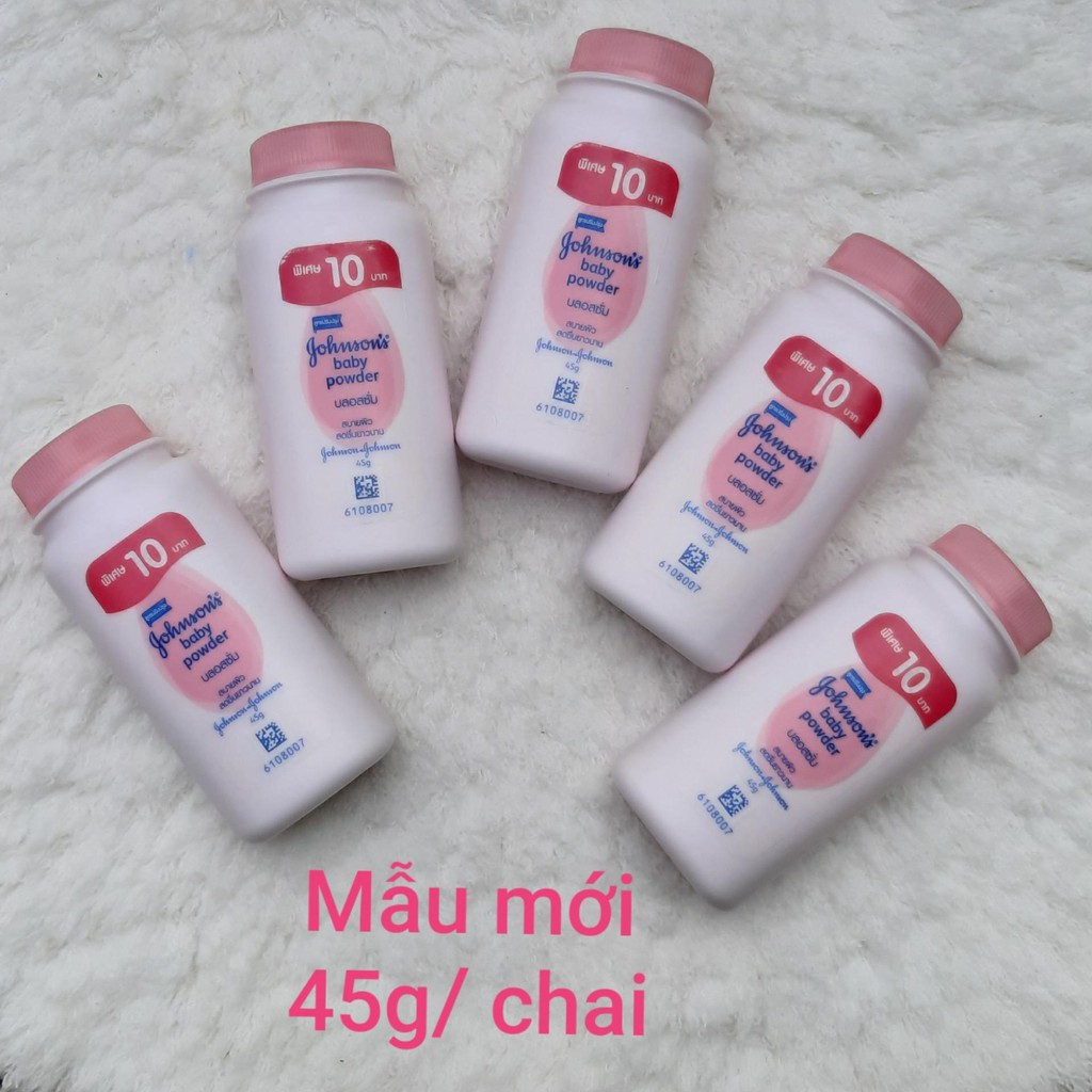 Phấn Thơm Baby Johnson chống ẩm ướt, rơm sả, bị hăm Thái Lan 180g