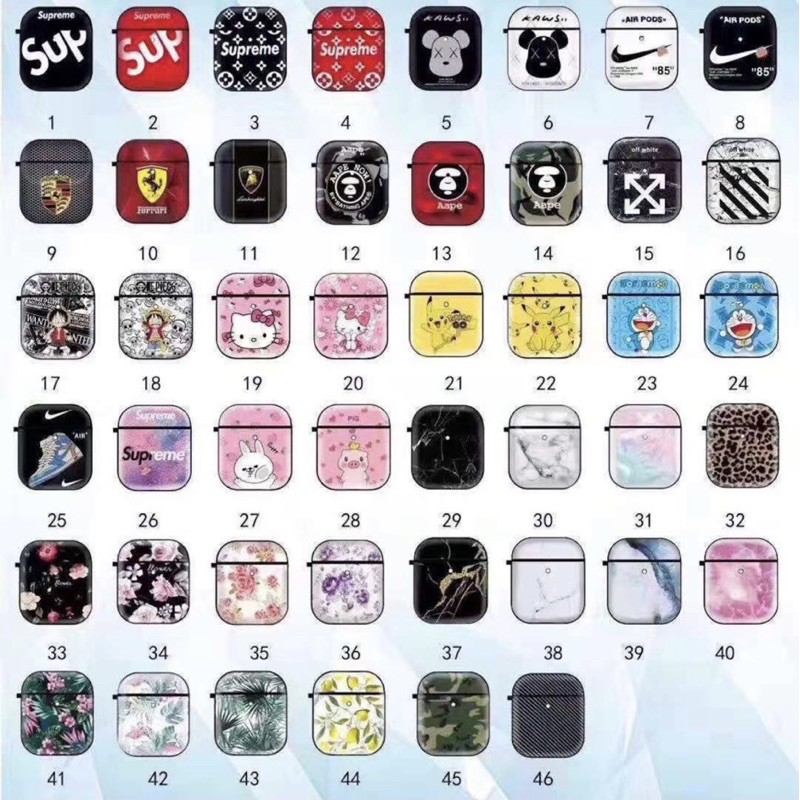 Vỏ Tai Nghe Airpods 1/Airpods 2 Chất Liệu IMD Cao Cấp Hình Cực Chất