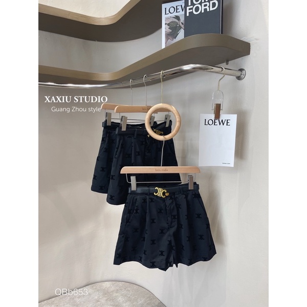 Quần cê lin kèm belt