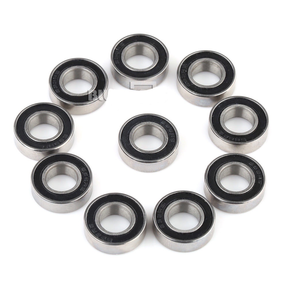 Set 10 Vòng Bi Cao Su 688-2rs 688 Rs 8x16 X 5mm