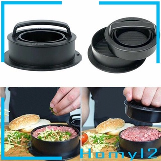 DIY Plastic Hamburger Meat Compactor Press Mold Grill Burger Maker Kitchen