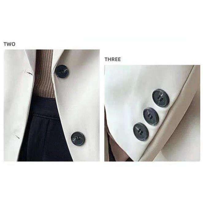 Áo Khoác Vest Màu Nâu Đa Năng Thời Trang Hàn Quốc Cho Nữ