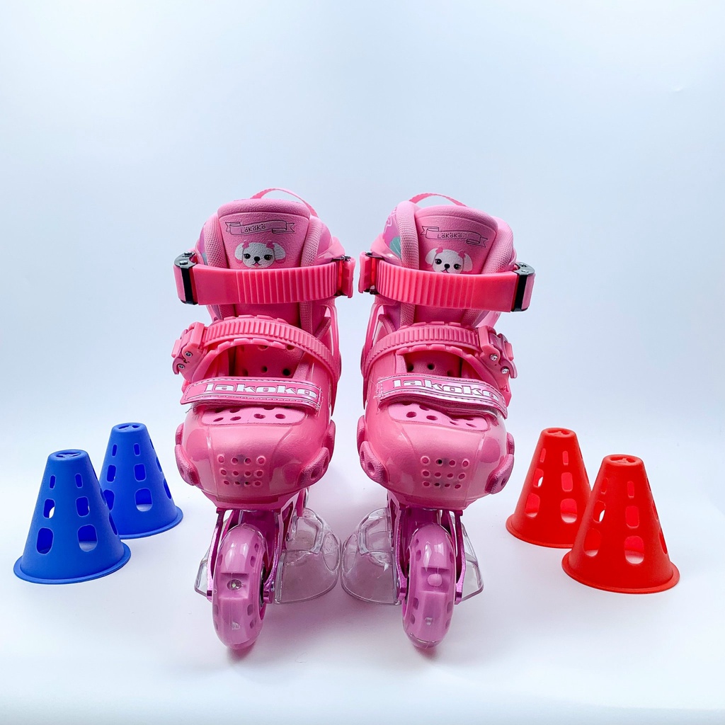 Giày patin Lakoko phiên bản giới hạn dành cho trẻ em 8 bánh phát sáng