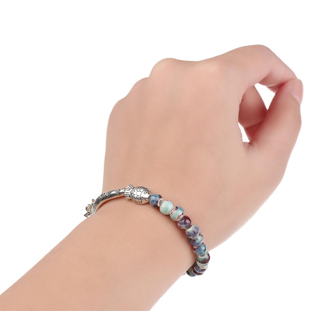 Vòng Tay Chuỗi Hạt Phong Cách Retro Thời Trang