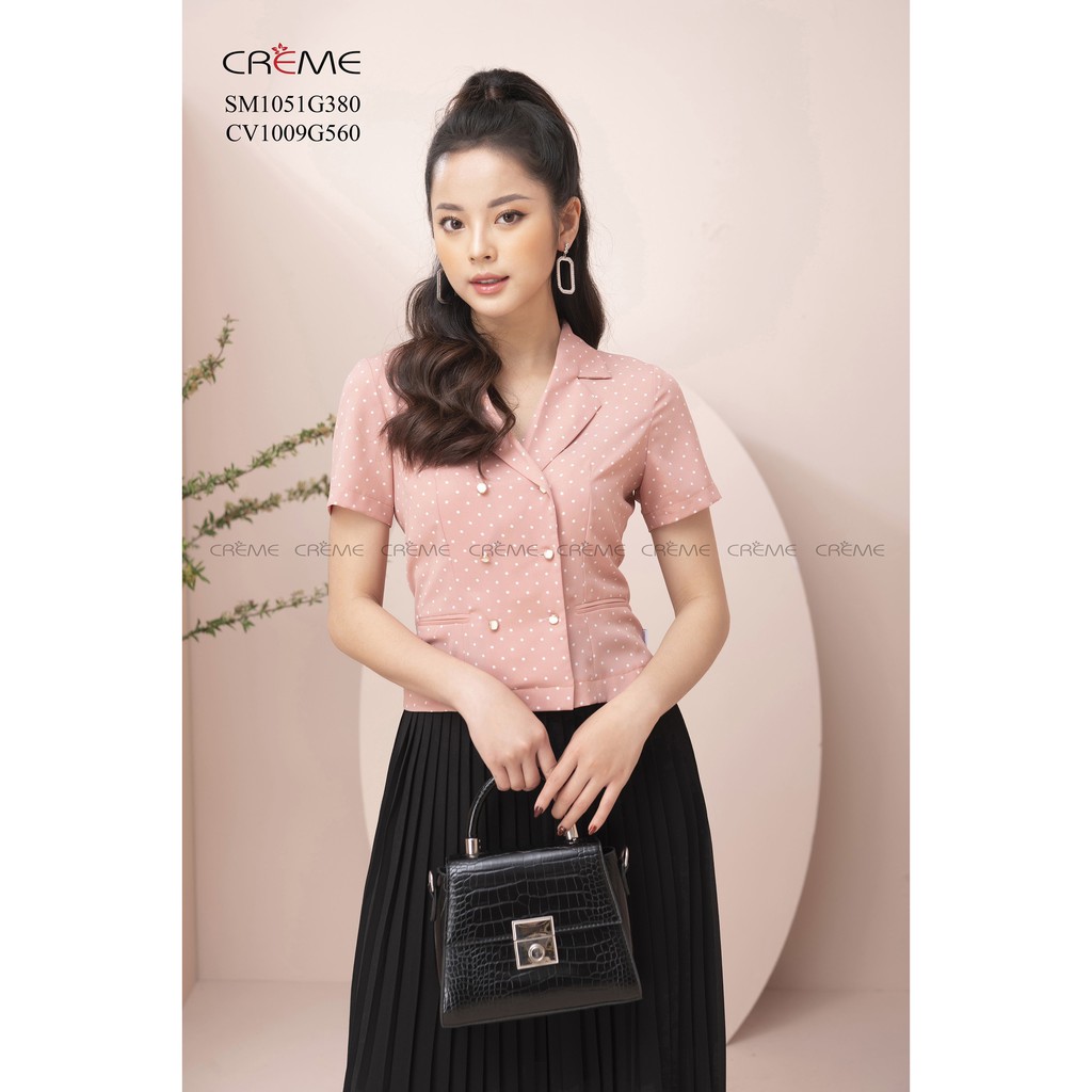 Áo Sơ Mi Chính Lụa CREME SM369