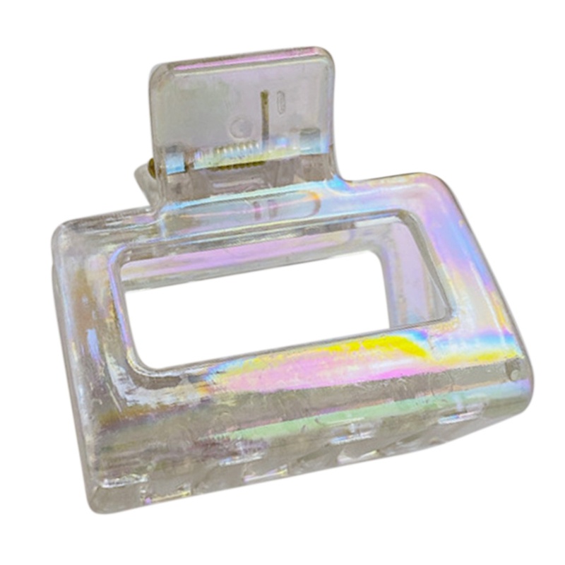 Kẹp Tóc Càng Cua Kiểu Pháp Ngọt Ngào Bằng Nhựa Resin Chống Trượt Thời Trang Mùa Hè
