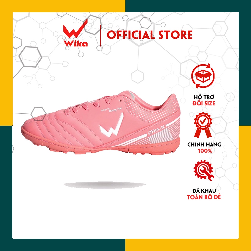 Giày Bóng Đá Wika QH19-NEO Chính Hãng, Giày Đá Banh Sân Cỏ Nhân Tạo Khâu Full Đế Bảo Hành 3 Tháng
