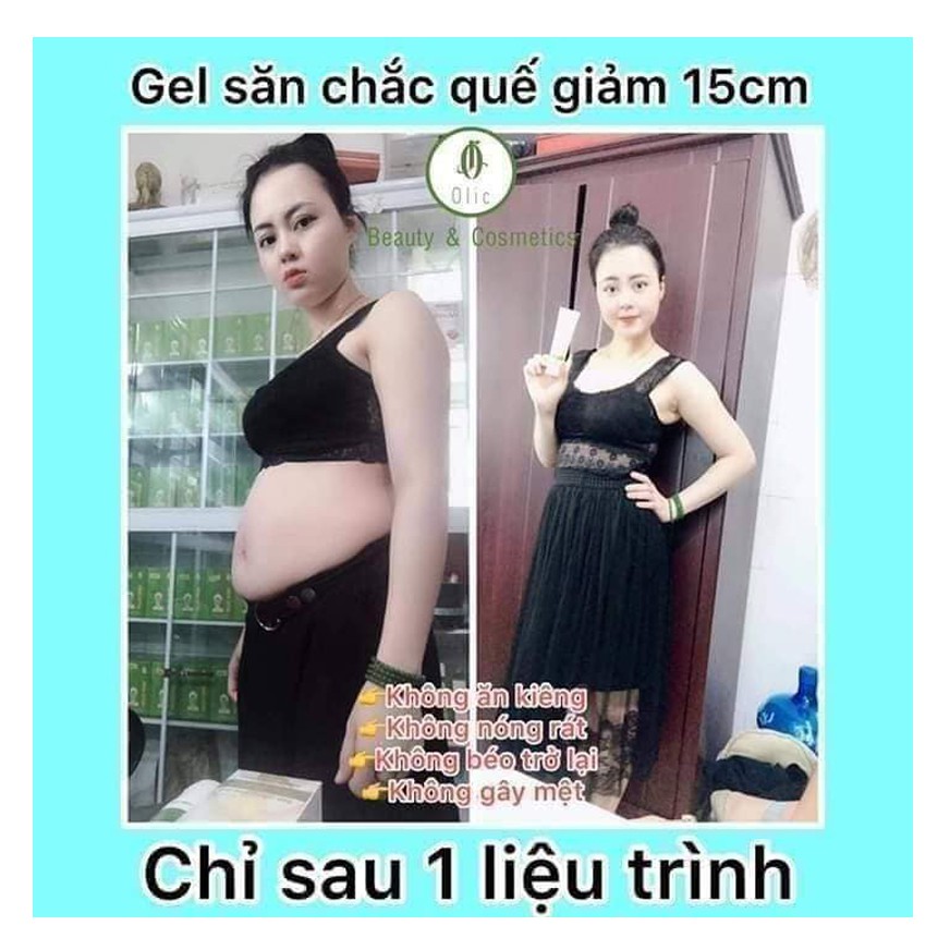 Kem tan mỡ olic thanh lí - Gel săn chắc quế olic giảm eo mẫu mới