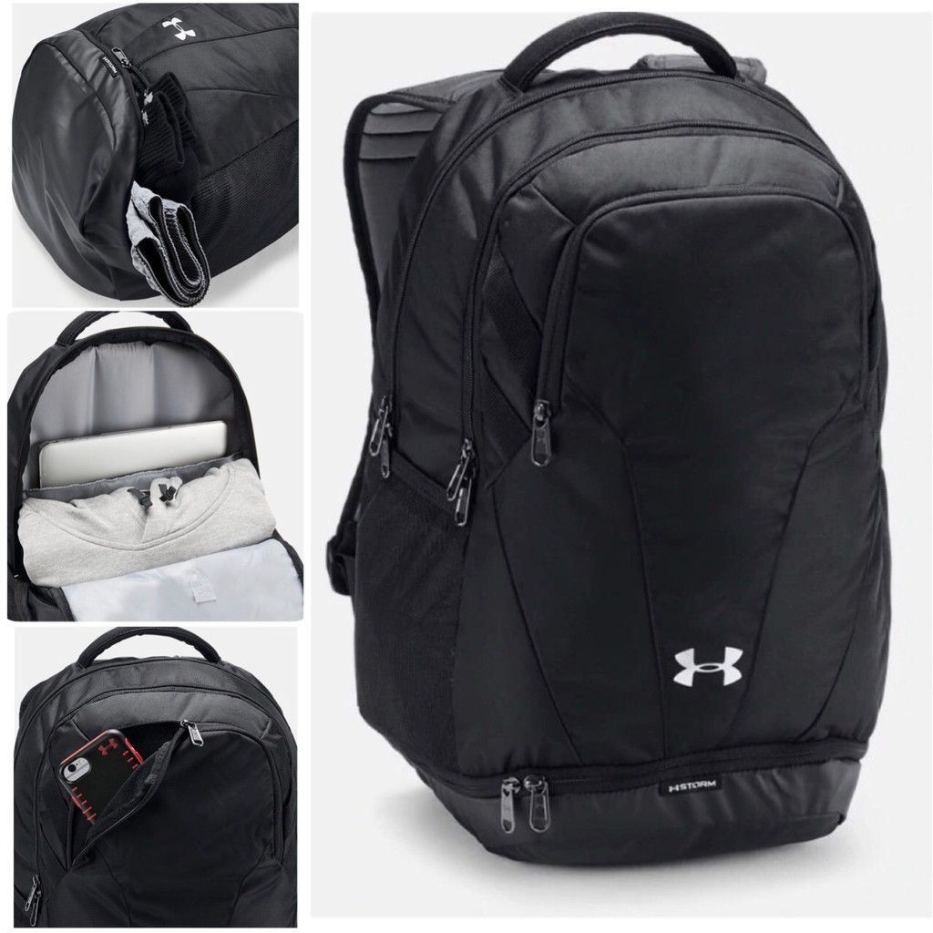 Balô UA GRAPHITE UA TEAM HUSTLE 3.0 BACKPACK - UA 1306060 001