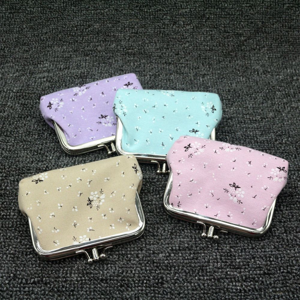 Ví Cầm Tay Vải Canvas Nhỏ Xinh Thời Trang Cho Nữ