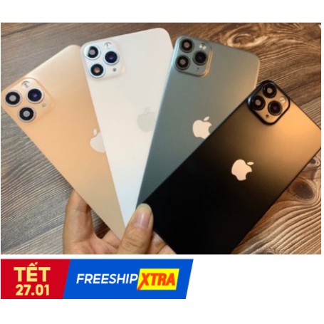 Miếng dán lưng độ giả iphone X/Xs - Xs Max thành Iphone 11 Pro / 11 ProMax