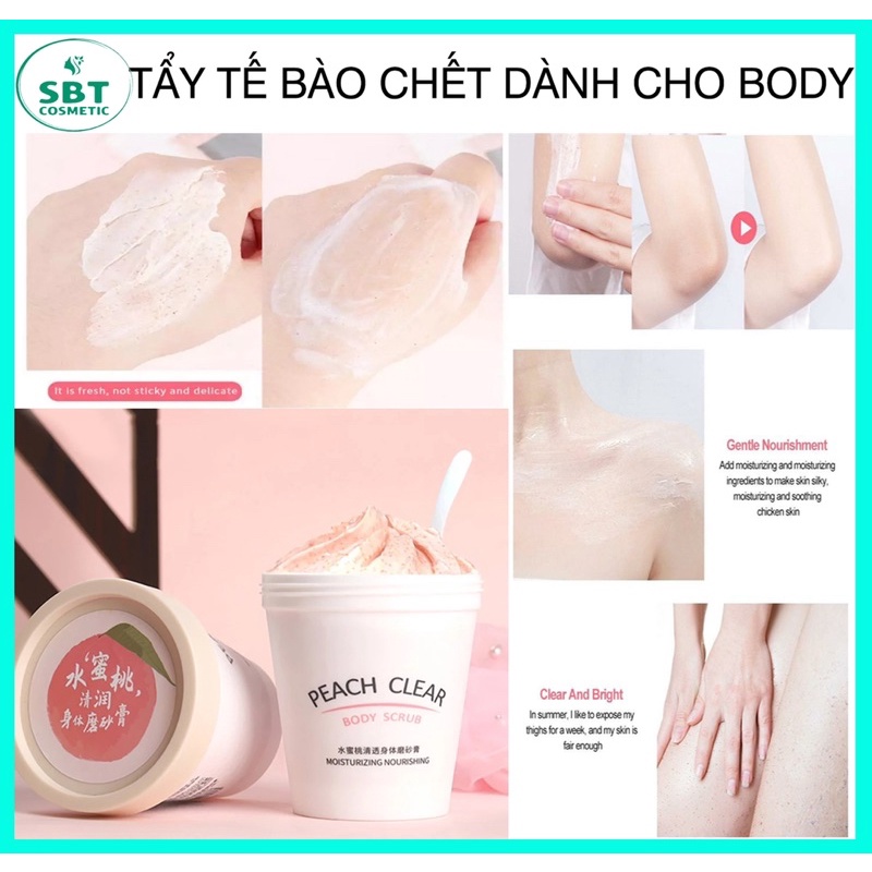 Tẩy Da Chết Body Vị Đào Heyxi