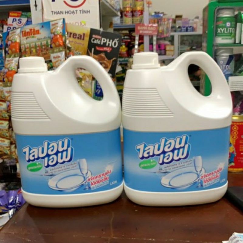 Can Nước Rửa Chén-Bát Lipon Thái Lan 3,6L
