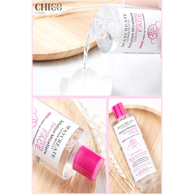 Nước Tẩy Trang MayCreate Nội Địa Trung, Nước Tẩy Trang Cho Da Dầu Mụn, Da Nhạy Cảm, da Khô 300ml | BigBuy360 - bigbuy360.vn