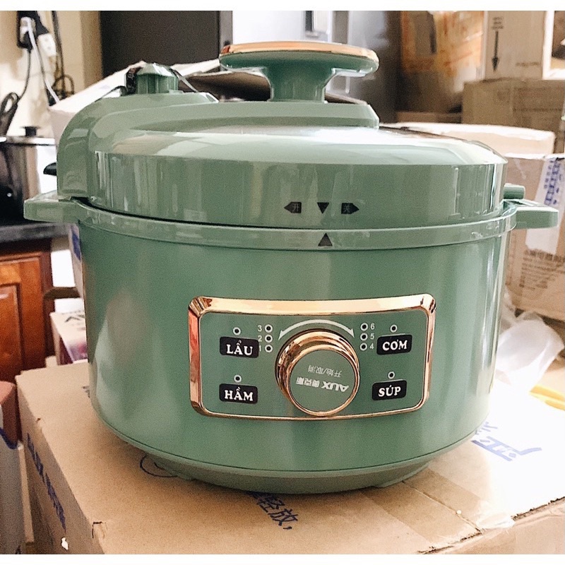 NỒI ÁP SUẤT ĐA NĂNG AUX 4L MỚI BH 12 THÁNG CHÍNH HÃNG