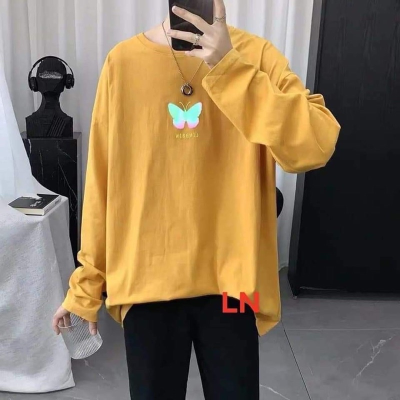Áo bướm phản quang giữa ngực dài tay DA6