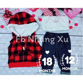 Set carter 3 chi tiết cho bé