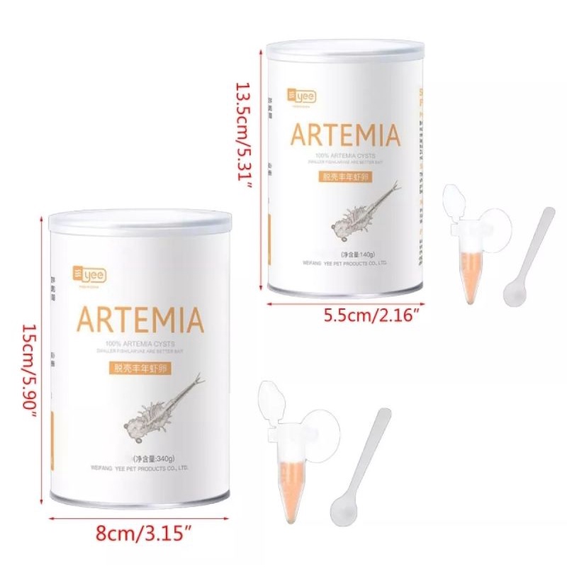 Artemia sấy khô - artmia thức ăn cá cảnh giàu dinh dưỡng và tiện lợi