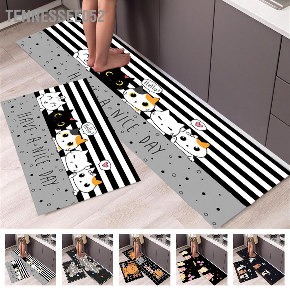 Thảm nhà bếp/ phòng tắm/ cửa ra vào chống trượt bằng polyester