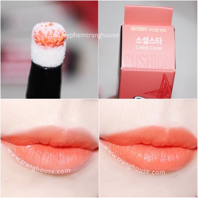 Son bấm Peripera cushion tint Pang