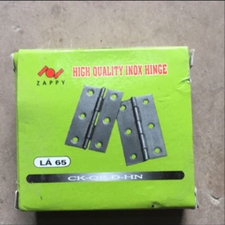 Bản lề lá inox số 65 ( giá cả hộp 20c ) 2cm/5.6cm