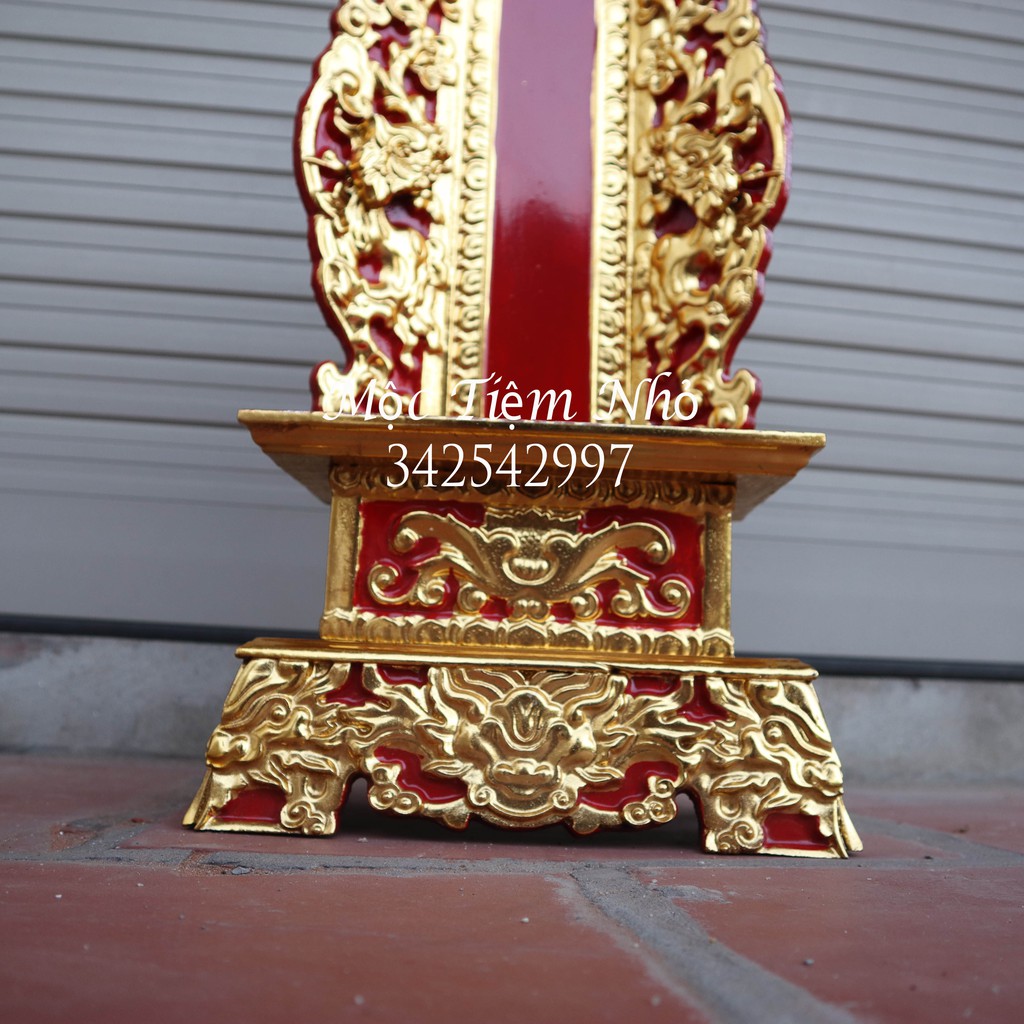 Bài vị thờ gia tiên-Long vị thờ-Linh vị gỗ mít