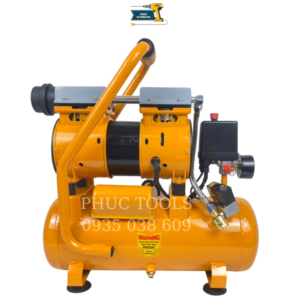 Máy Nén khí YASU 12L Ko Dầu dây đồng 100%